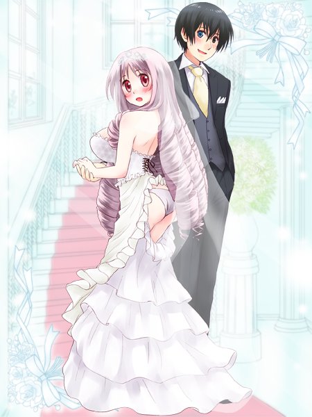 【結婚式友婚・背景】美緒さん後ろ後ろー！